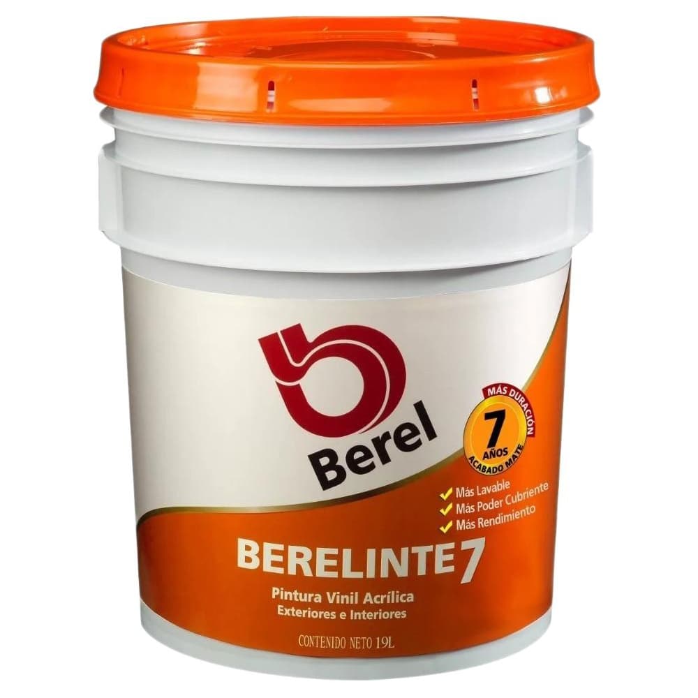 Pintura Vinil Acrilica Berel Berelinte Blanco Base Pastel L