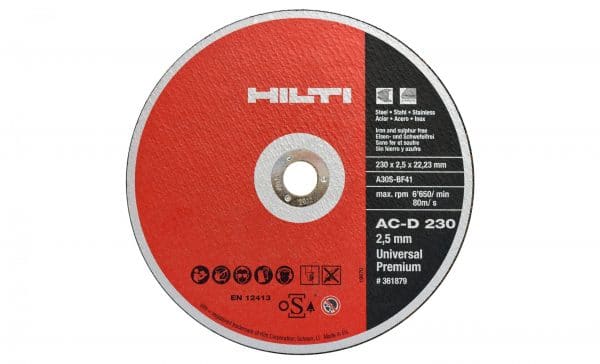Disco De Corte Hilti 361879 De 9" Para Corte De Metal