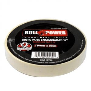 HC91239 - Cinta Masking Tape Bull Power 3/4 X 50MTS - BULL POWER