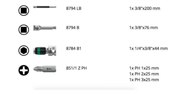 Wera Autocle 3/8 Mod. 8100 Sb 8 Zyklop 004048_8