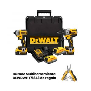Combo Rotomartillo + Atornillador Dewalt DCK299P2