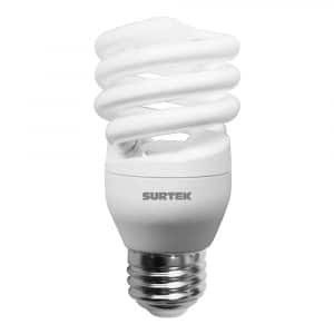 Foco Ahorrador Espiral Luz Fria 15W Surtek FEd15