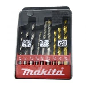Juego De Brocas 9Pz Madera Metal Concreto Makita D16449