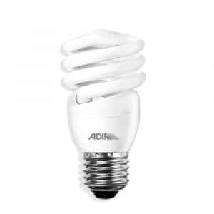 Foco Ahorrador Espiral Mini Luz Blanca 20W Adir 2786