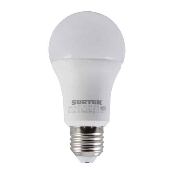 Foco Led 9W Luz De DãA Bulbo A19 Base E27 Surtek FLD9
