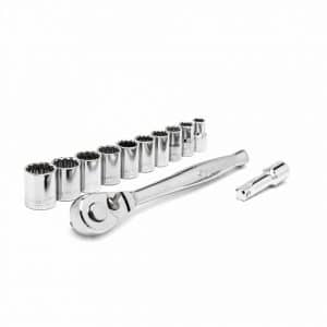 Juego de Dados de 12 Piezas 12Puntas Sae 1/2" Crescent CSWS11N