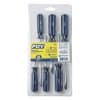 Juego de destornilladores con mango de PVC combinados, 6 piezas Foy FDE6