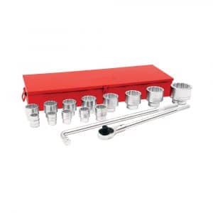 Juego De Matraca Y Dados 12 Puntas De 1-1/4" A 3-1/2" Urrea 5800A 16 Piezas