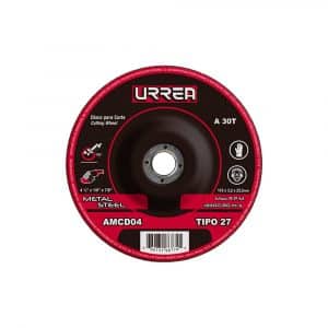 HC57626 - Disco Abrasivo Corte Metal T27 De 4-1/2 Urrea Amcd04 - URREA