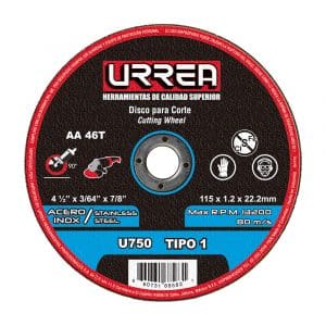 HC70994 - Disco T/1 Inox4-1/2X3/64M/Pes Urrea U750 - URREA
