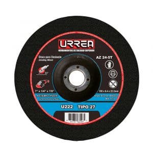 Disco Desbaste De Acero Inoxidable T27 De 7" Urrea U222