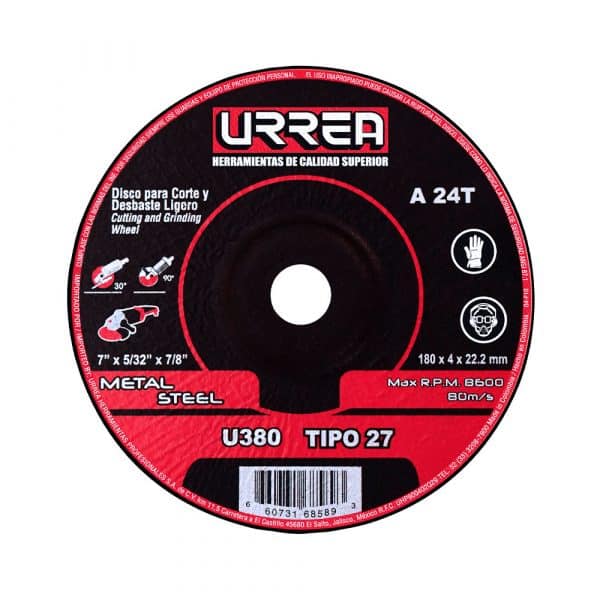 HC72199 - Disco Abrasivo Diametro 7 Urrea U380 - URREA