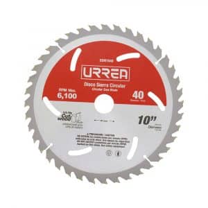 Disco Para Sierra Circular Diametro 10" Urrea DSM1040