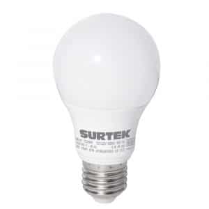Foco Led Luz Calida A19 6W Surtek 153092