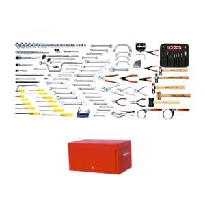 Juego Basico Industrial Con Gabinete 143Pzs Urrea 9906M
