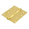 Bisagra Cuadrada 4' Acero Latonado Plana Basic Hermex 23686