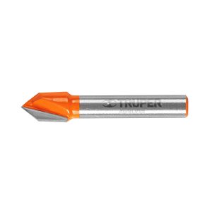 Broca Para Router Corte En 'V' 3/8' Truper 11465