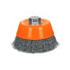Carda Copa 5' Alambre Ondulado Fino Eje M14 Truper 11538