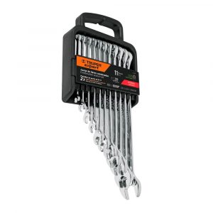 Juego De 11 Llaves Combinadas Std Pulidas Truper 15780
