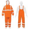 Conjunto Impermeable Doble Capa Naranja Con Reflejante Xg Truper 17410