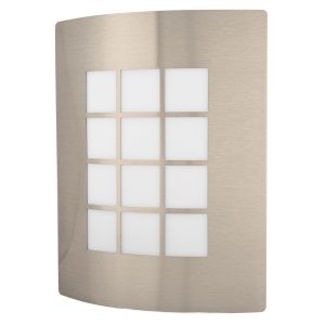HC108706 - Arbotante Decorativo Cuerpo Acero Inox Lámpara No Incluida Volteck 47390