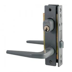 HC111267 - Cerradura Aluminio Basic Doble Color Gris Lock 15CL - LOCK