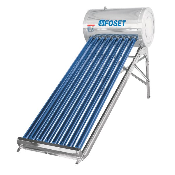 Calentador Solar De Agua De 8 Tubos 92 L 2 Personas Foset 45274