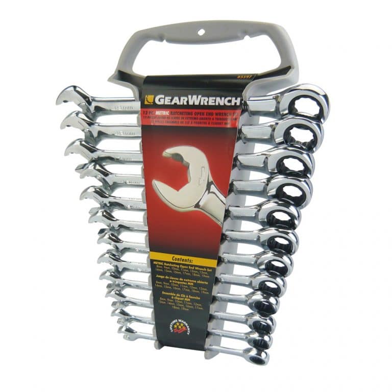 Juego de 12 Llaves Combinadas con Matraca GEARWRENCH 85597