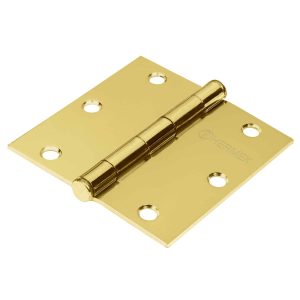 Bisagra Cuadrada 3-1/2' Acero Latonado Plana Hermex 43238