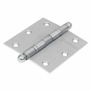 Bisagra Cuadrada 3-1/2' Acero Inoxidable Redonda Hermex 43223