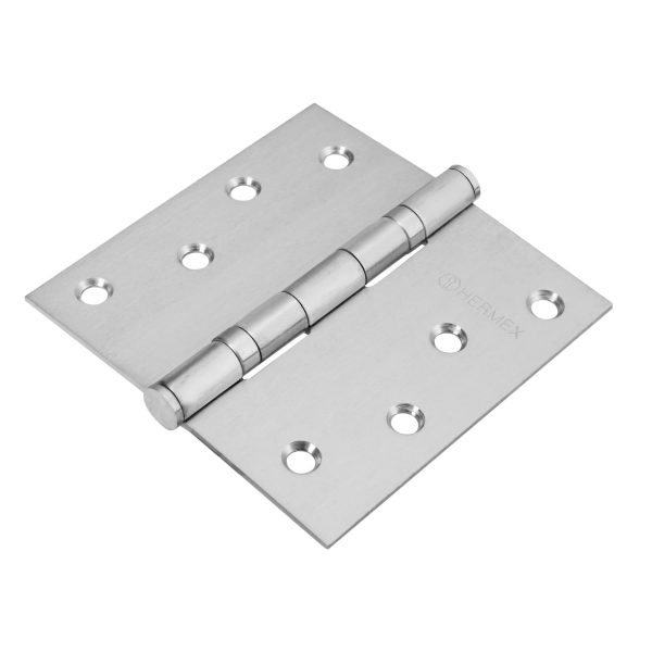 Bisagra Cuadrada 4' Acero Inoxidable Plana Hermex 43229