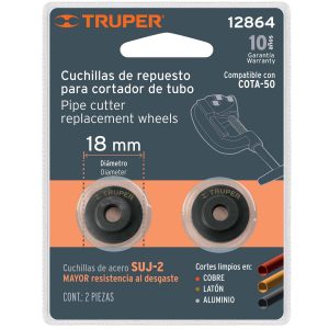 Blíster Con 2 Cuchillas Para Cortador De Tubo Cota-50 Truper 12864