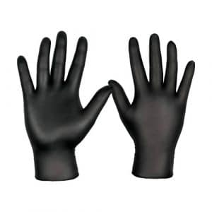 Guantes De Nitrillo Desechable Negro 100PZ Truper Gu-854N
