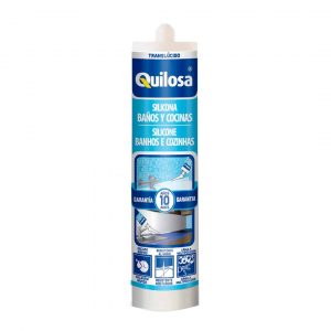 Silicona Para Baños Y Cocinas Translucido 280ML Quilosa 10043496