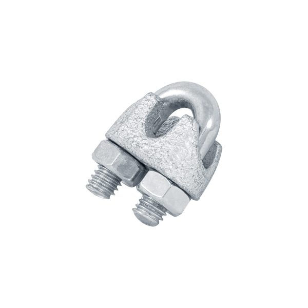 Blíster Con 2 Nudos (Perros) De Hierro Para Cable De 1/4' Fiero 44084
