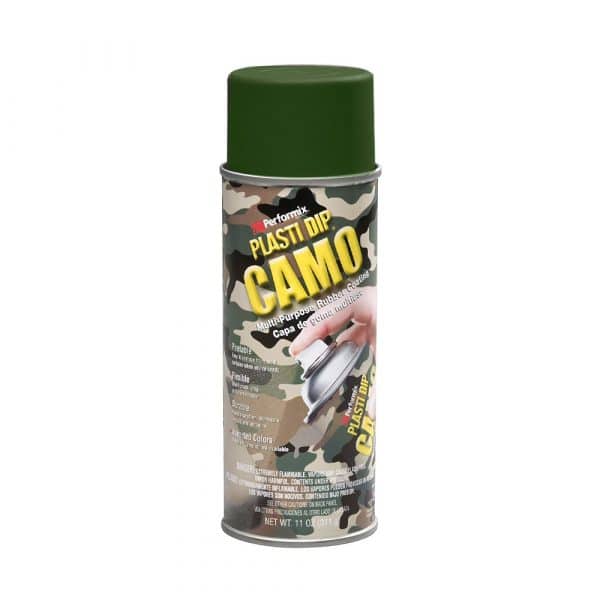 Pintura Plástica En Aerosol 11OZ Color Verde Camuflaje Plasti Dip 11217-6