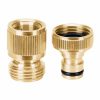 Conector 3/4' Rápido De Latón Grifo-Manguera Sistema Click Truper 101598