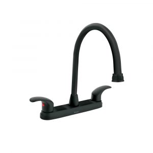 Mezcladora Para Fregadero 8" Negro Foset 45625