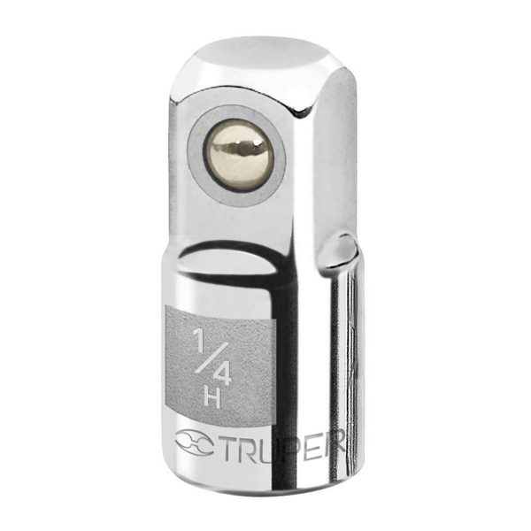 Adaptador Para Matraca De Cuadro 1/4' A Cuadro 3/8' Truper 13417