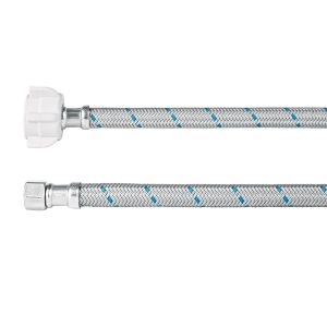 Manguera Wc Vinilo 3/8'X7/8' 50 Cm Conector Plástico Foset 45505