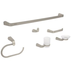 Juego De 6 Accesorios Para Baño Acabado Satín Foset 45226