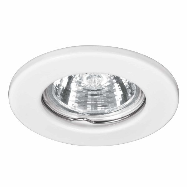 Luminario Redondo Blanco Spot Fijo Lámpara No Incluida Volteck 46612