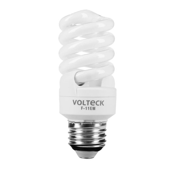 Lámpara Espiral Mini T2 11 W Luz De Día En Blíster Volteck 48502