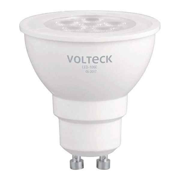 Lámpara De Led 6 W Tipo Mr 16 Base Gu10 Luz De Día Blíster Volteck 46217