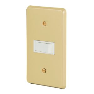 Placa Armada Con Interruptor Sencillo Línea Económica Volteck 46386