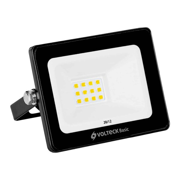 Reflector Ultra Delgado Led 10 W Luz De Día Basic Volteck 22040