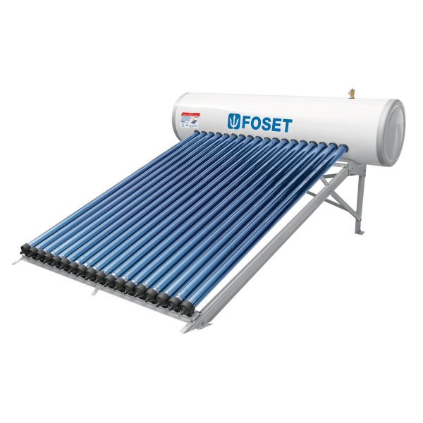 Calentador Solar De Agua Heat Pipe 18 Tubos 200L 5 Personas Foset 49966