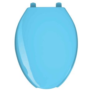 Asiento Alargado Para Wc Abierto Azul Foset 47036