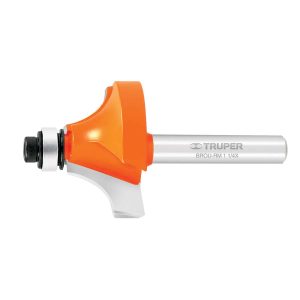 Broca Para Router Redondeado Con Moldura 1-1/4' Con Balero Truper 11473