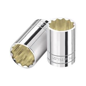 Dado Milimetrico 12 Puntas De 22MM Cuadro De 1/2" Truper 13536